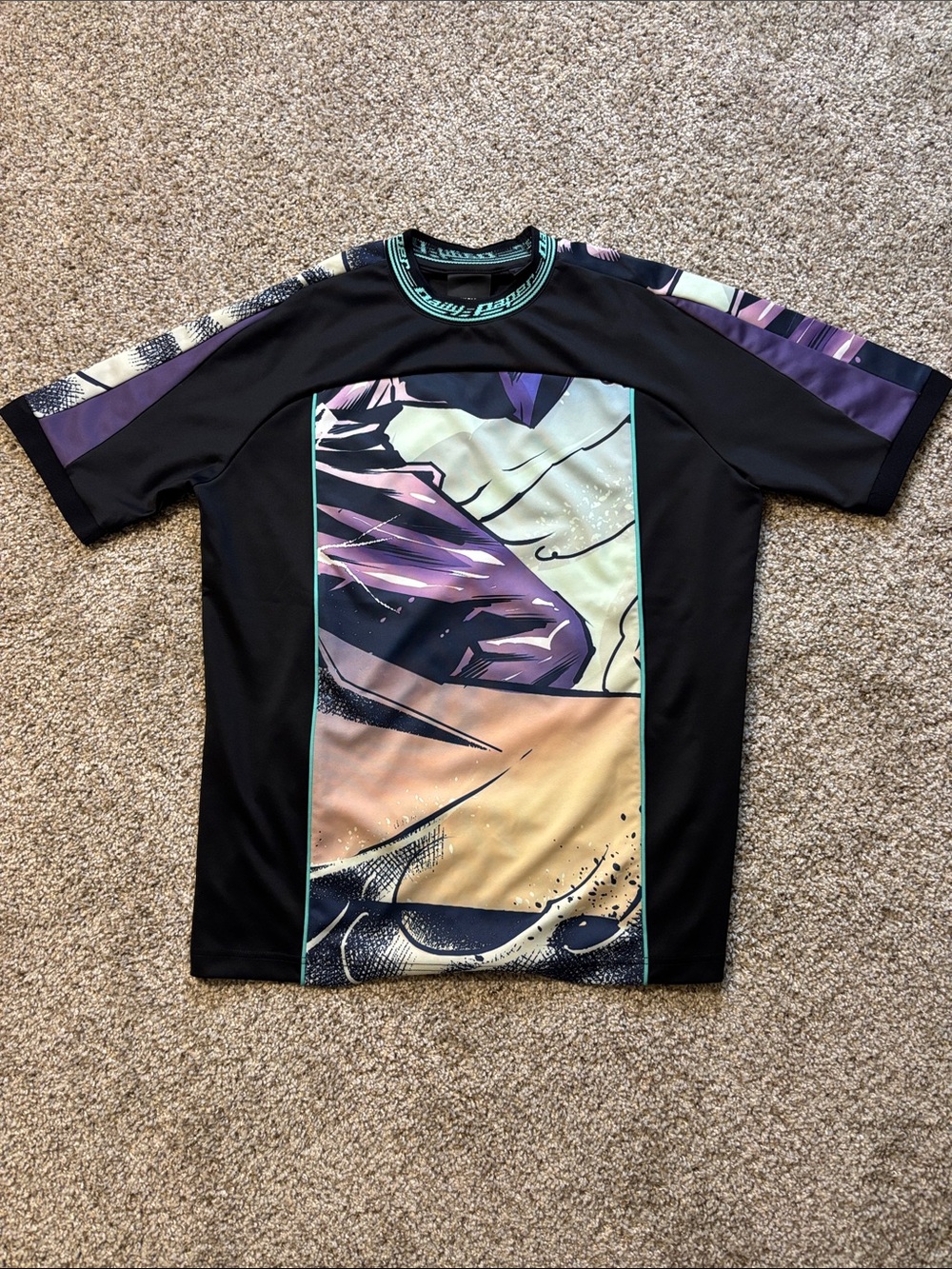 Daily Paper T-shirt Comic graphic Jcycling shirt Men Small